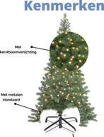 2dekans | Casaria - Kunstkerstboom met verlichting en smart, Ophalen of Verzenden, Zo goed als nieuw