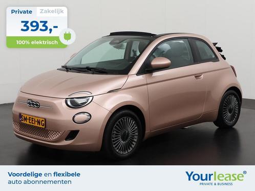 Fiat 500E Cabrio | Privé lease 393,- all-in | EV | Automaat, Auto's, Fiat, Lease, Automaat, Cabriolet, Private lease, A, 500E