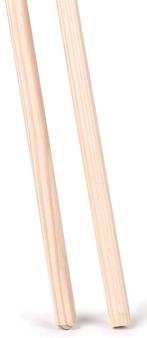 Merkloos Borstelsteel uit hout - 120 cm x 22,5 mm, Ophalen of Verzenden