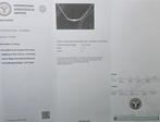 Halsketting - 18 karaat Witgoud - 0.37ct. tw. Diamant, Sieraden, Tassen en Uiterlijk, Kettingen, Nieuw