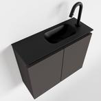 MONDIAZ TURE 60cm toiletmeubel dark grey. EDEN wastafel, Ophalen of Verzenden, Nieuw, Bad