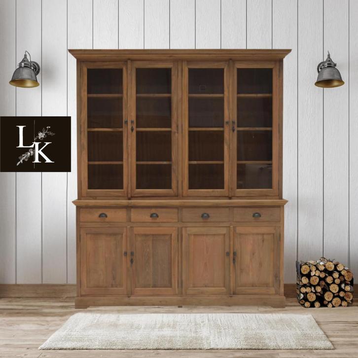 Landelijke klassieke kast, buffetkast, ladekast, servieskast, Huis en Inrichting, Kasten | Buffetkasten, 200 cm of meer, 25 tot 50 cm