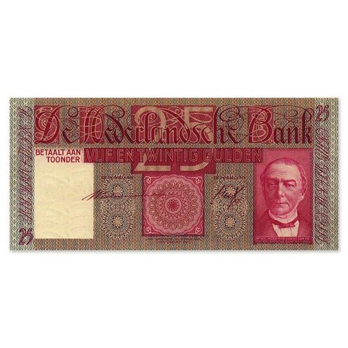 25 Gulden Mees 1931 Zfr, Postzegels en Munten, Bankbiljetten | Nederland, Verzenden