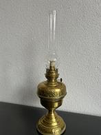 Olielamp - Messing, Glas - Olielamp, Antiek en Kunst
