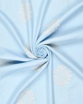 Broderie Polyester Wapen Licht Blauw, Hobby en Vrije tijd, Stoffen en Lappen, Blauw, Nieuw