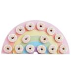 Regenboog Tafeldecoratie Donut Standaard 64cm, Nieuw, Verzenden