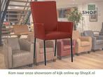 Leren eetkamerstoel Daily met armleuning, Huis en Inrichting, Stoelen, Nieuw, Leer, Ophalen of Verzenden, Eén