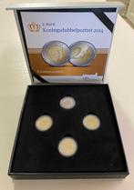 Nederland. 2 Euro 2014 Koningsdubbelportret Combinatieset