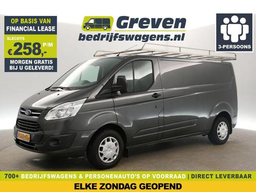 Ford Transit Custom 290 2.0 TDCI L2H1 Airco Cruise €258pm, Auto's, Bestelauto's, Handgeschakeld, Diesel, Zilver of Grijs, Ford