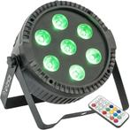 Ibiza Thinpar 7x6-RGBW Extra Platte Par Projector 7x 6W, Verzenden, Nieuw, Overige typen