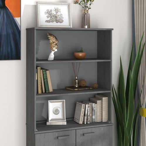 vidaXL Opzetkast HAMAR 85x35x100 cm massief grenenhout, Huis en Inrichting, Kasten | Buffetkasten, 25 tot 50 cm, Nieuw, Grenenhout