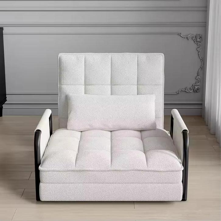 Opvouwbare Vloersofa met VerstelbareRugleuning en Opbergruim, Huis en Inrichting, Slaapkamer | Slaapbanken, Nieuw, Verzenden