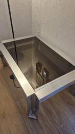 george fr - Georges Frydman - Salontafel - Aluminium, Glas,