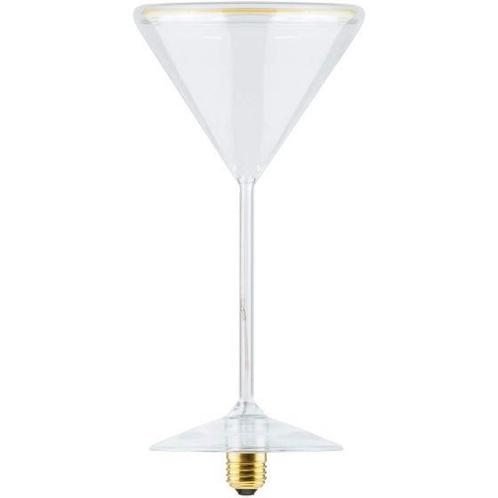 Segula LED Floating glas Martini helder met heldere basis, Huis en Inrichting, Lampen | Overige, Nieuw, Ophalen of Verzenden