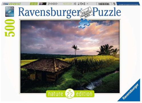Rijstvelden in Bali Puzzel (500 stukjes) | Ravensburger -, Hobby en Vrije tijd, Denksport en Puzzels, Nieuw, Verzenden