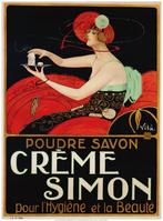 Kunstdruk Vila - Crème Simon 61x82cm, Verzenden, Nieuw
