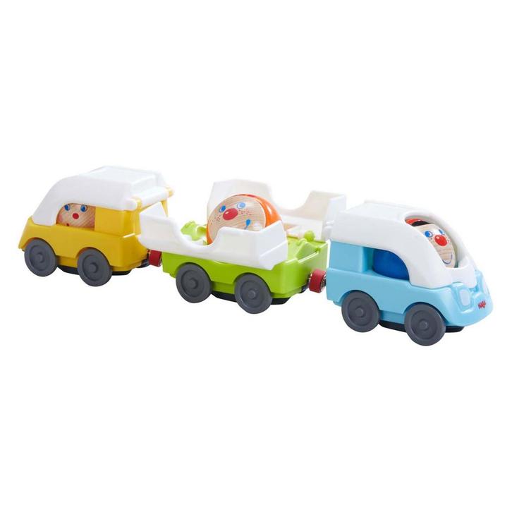 Nieuw Haba Kullerbu Houten Knikkerbaan Sneltrein, Kinderen en Baby's, Speelgoed | Speelgoedvoertuigen, Ophalen of Verzenden