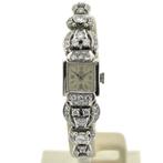 Herva Swiss Genève Cocktail Watch; 14k. Gouden dameshor.., Sieraden, Tassen en Uiterlijk, Horloges | Heren, Overige merken, Gebruikt