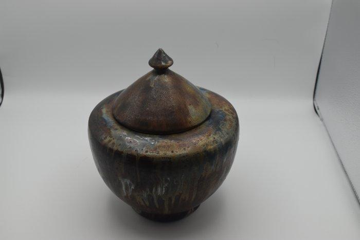 Roger Guérin - Grès de Bouffioulx - Tabakspot - Grès vlammen, Antiek en Kunst, Antiek | Glas en Kristal