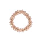 Haarelastiek Facet Kralen 5cm Transparant Roze, Nieuw