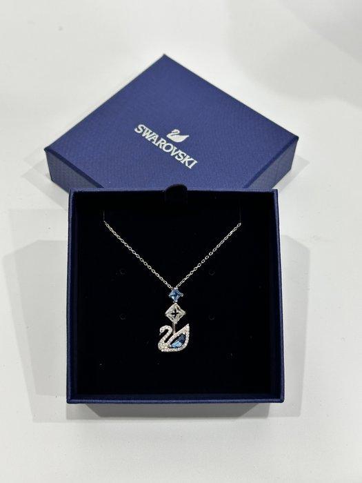 Swarovski - Beeld, Dancing Swan - 125th Anniversary Blue, Antiek en Kunst, Curiosa en Brocante