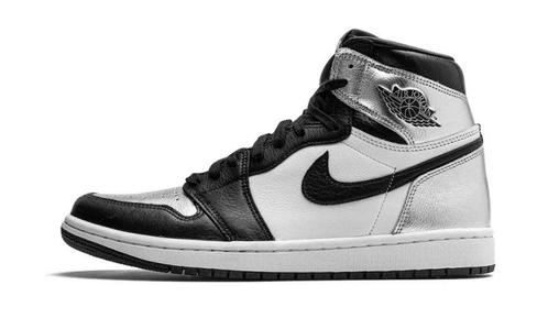 Air Jordan 1 Retro High Silver Toe - maat 47.5 (Sneakers), Kleding | Dames, Schoenen, Sneakers of Gympen, Nieuw, Verzenden