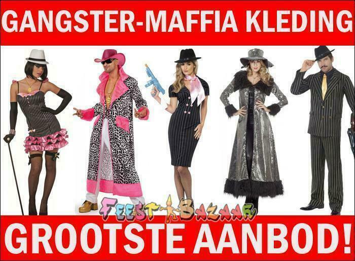 Maffia Kleding Gangster Pak Al Capone Kostuum Hoed Sigaar, Kleding | Heren, Carnavalskleding en Feestkleding, Nieuw, Ophalen of Verzenden