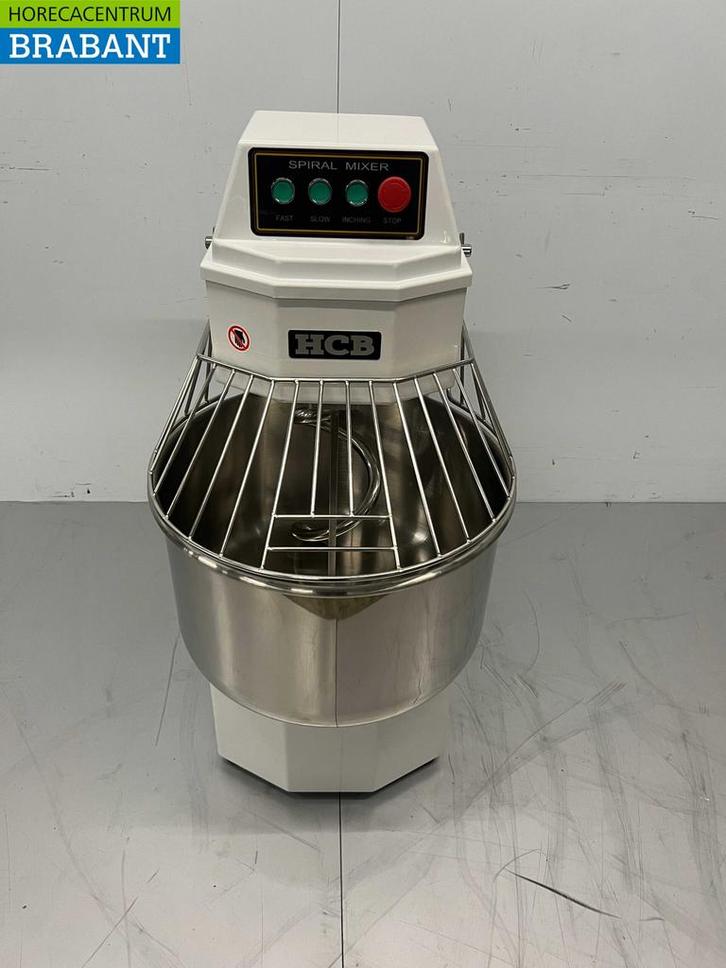 RVS HCB Spiraalkneder deegmenger deegmixer 50 liter 230V, Zakelijke goederen, Horeca | Keukenapparatuur, Nieuw in verpakking, Ophalen of Verzenden