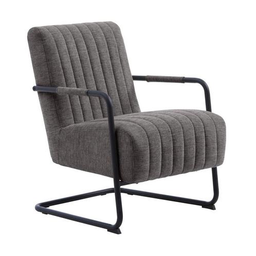 *WOONWINKEL* Fauteuil Met Armleuning Grijs, Huis en Inrichting, Fauteuils, Nieuw, Verzenden
