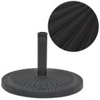 vidaXL Parasolvoet rond 29 kg hars zwart, Verzenden, Nieuw, Minder dan 1 meter, Parasolvoet