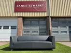 Bank GELDERLAND type 4800 bankstel grijs leer design sofa, Huis en Inrichting, Design, Driepersoons, Rechte bank, Leer