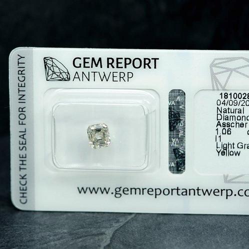 1 pcs Diamant (Natuurlijk gekleurd) - 1.06 ct - Light, Sieraden, Tassen en Uiterlijk, Edelstenen