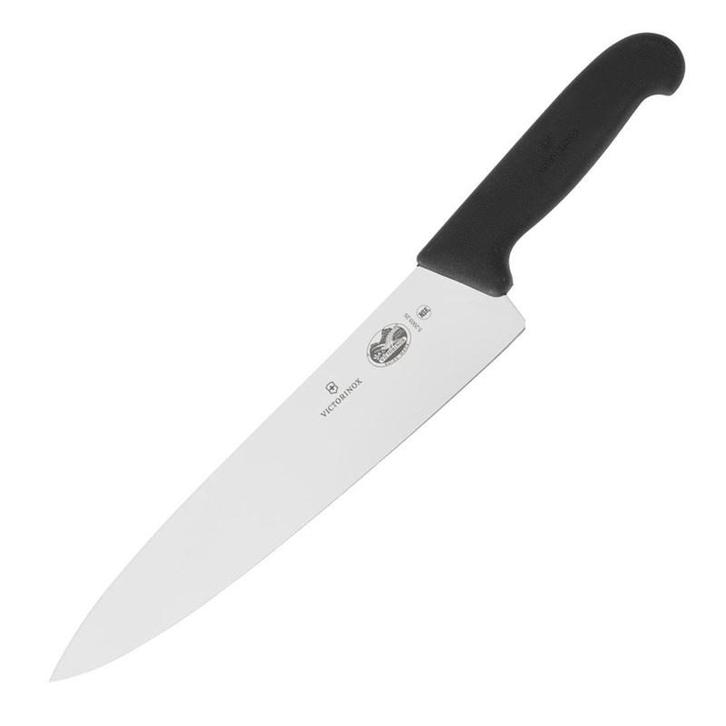 Koksmes | RVS | Zwart | Lengte 383mm Victorinox, Zakelijke goederen, Horeca | Keukenapparatuur, Nieuw in verpakking, Verzenden