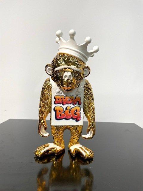 Van Apple - Graffiti Monkey - Dream Big, Antiek en Kunst, Kunst | Designobjecten