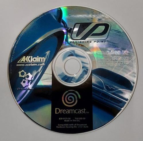 Vanishing point losse disc (Dreamcast tweedehands game), Spelcomputers en Games, Games | Sega, Zo goed als nieuw, Ophalen of Verzenden