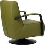 Leren draaifauteuil Mood - Toledo Apple Green (groen) -, Huis en Inrichting, Stoelen, Leren draaifauteuil Mood - Toledo Apple Green (groen) - Schotelvoet zwart past perfect in uw interieur als u woonstijl: Industrieel, Modern is.