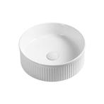 Waskom Sapho Picobello Keramisch Rond 37 cm Wit, Ophalen of Verzenden, Nieuw, Overige typen