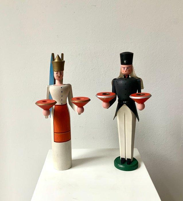 Kerstbeeldje (2) - Lichterengel & Bergmann jaren 1960/1970 -, Diversen, Kerst