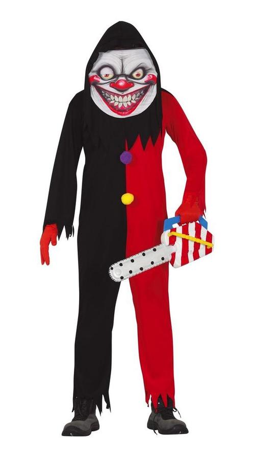 Smile Clown Halloween Kostuum Heren L, Hobby en Vrije tijd, Feestartikelen, Nieuw, Verzenden
