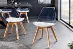 Design Stoel SCANDINAVIA MEISTERSTÜCK transparant wit, Huis en Inrichting, Stoelen, Ophalen of Verzenden, Nieuw