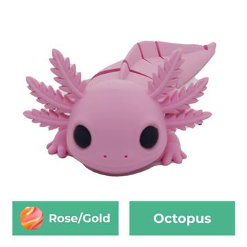 Flexibele axolotl | Rose/Gold | 25CM beschikbaar voor biedingen