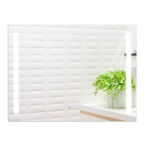 Tweedekans | Quadratische wandspiegel 80 x 60 cm met, Huis en Inrichting, Woonaccessoires | Spiegels, Zo goed als nieuw, Ophalen of Verzenden