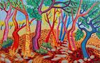 Kirsty Wain - Pine Tree Woodland in the Morning (Marina, Antiek en Kunst
