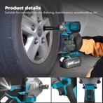 1200N.M Koppel Borstelloze Elektrische Slagmoersleutel 1/2 i, Verzenden, Nieuw