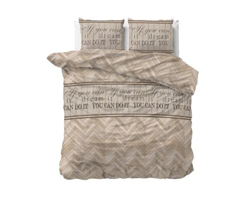 Sleeptime Elegance Visgraat Zand, Huis en Inrichting, Slaapkamer | Beddengoed