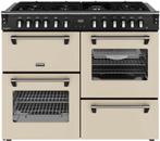 Stoves Richmond 110 DF DX gas fornuis - creme - 110 cm. bree, Witgoed en Apparatuur, Verzenden, 60 cm of meer, Nieuw, Energieklasse A of zuiniger