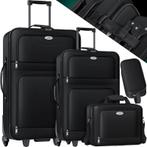 4-delige trolley kofferset - softcase (mesh) - met wieltjes, Verzenden, Nieuw