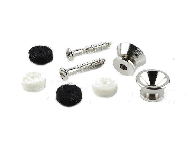 Fender Strap pinnen nikkel 2 stuks, Muziek en Instrumenten, Instrumenten | Onderdelen, Verzenden