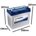 Varta Blue Dynamic B31 accu 12V 45Ah 238x129x207x227, Auto-onderdelen, Accu's en Toebehoren, Verzenden, Nieuw