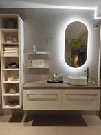 Showmodel design badmeubel 160cm met waskom mat wit - 0005, Huis en Inrichting, Badkamer | Badkamermeubels, Ophalen, Nieuw, 150 tot 200 cm